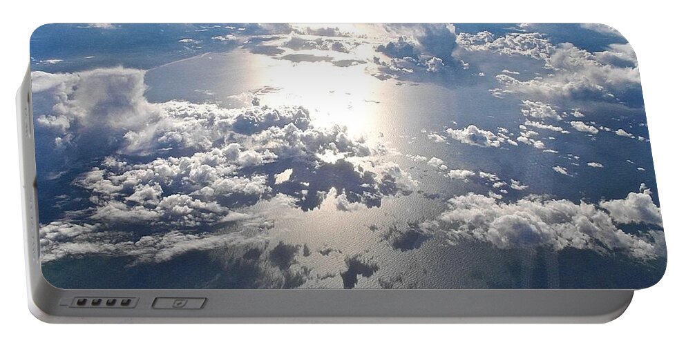Clouds Portable Battery Charger featuring the photograph Luminous by Elisabeth Derichs