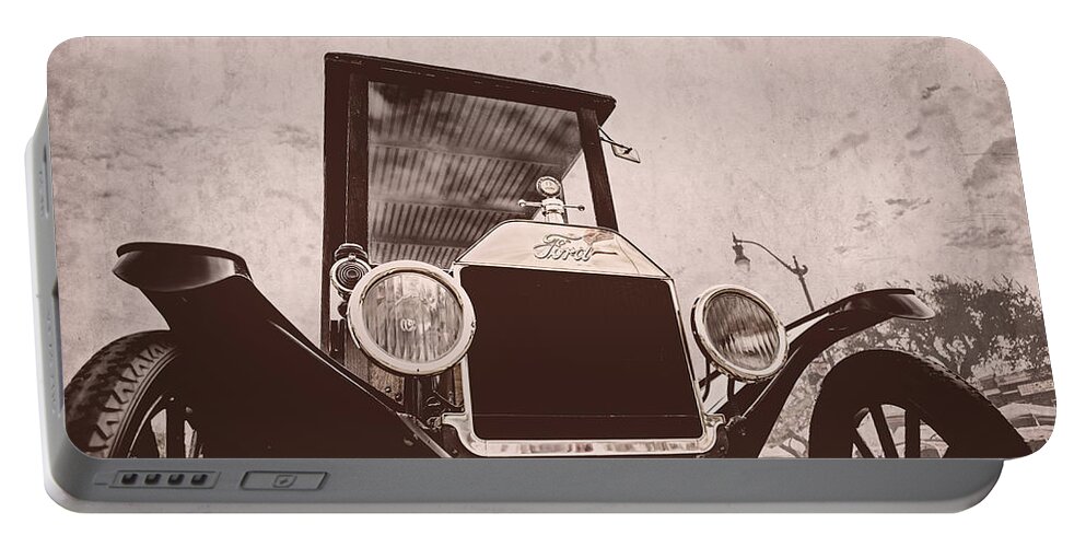 Model T Portable Battery Charger featuring the photograph Made In USA by Caitlyn Grasso