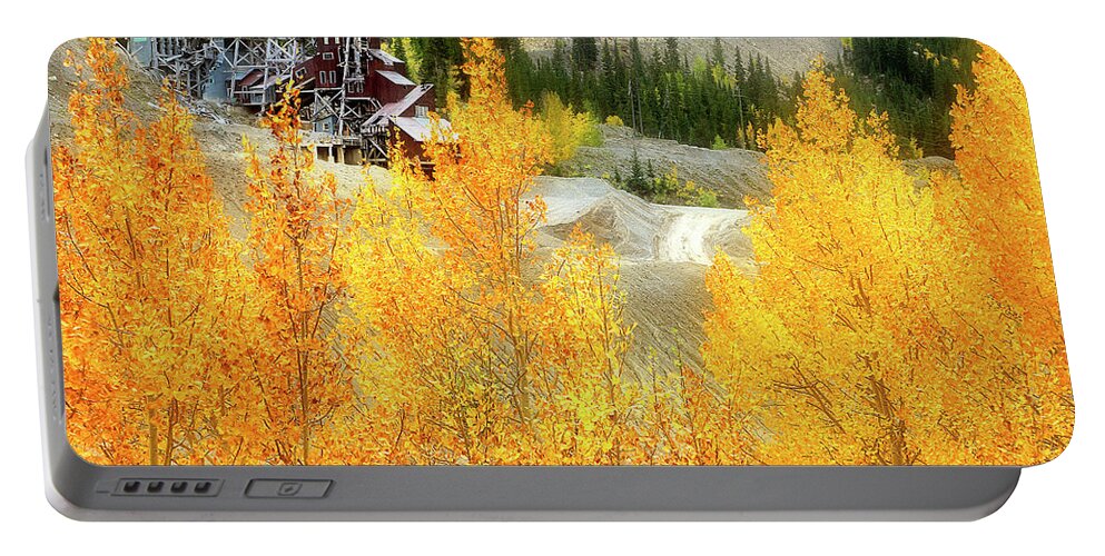 Madonna Mine Portable Battery Charger featuring the photograph Madonna Mine - Monarch Pass - Colorado by Jason Politte