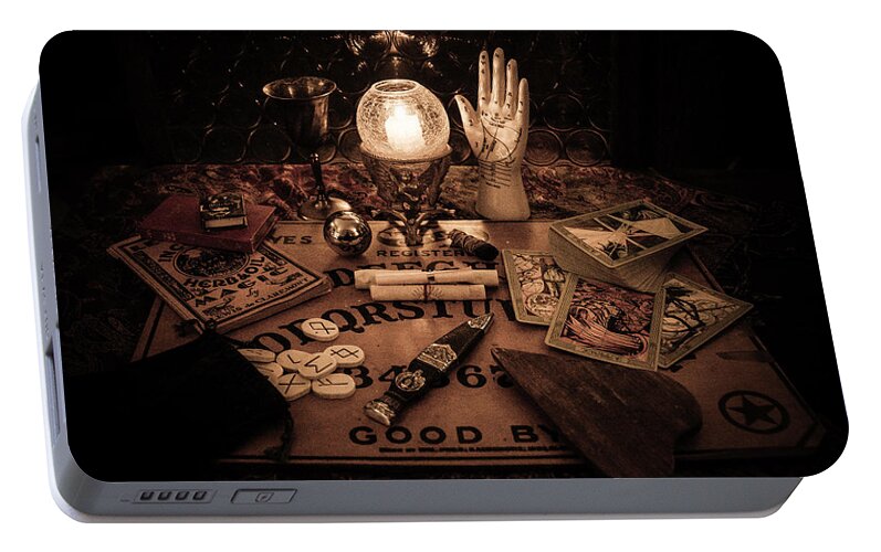 Ouija Portable Battery Charger featuring the photograph Magic by Kristy Creighton