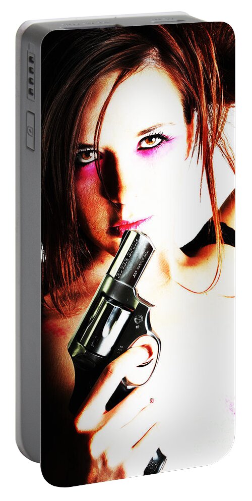 Artistic Photographs Portable Battery Charger featuring the photograph Magnum gal by Robert WK Clark
