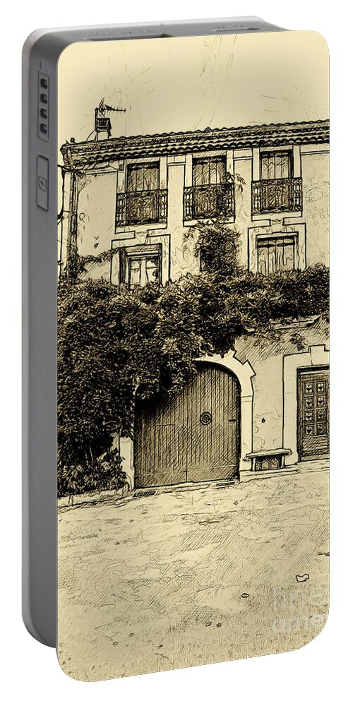France Portable Battery Charger featuring the photograph Maison du Ville by Jack Torcello