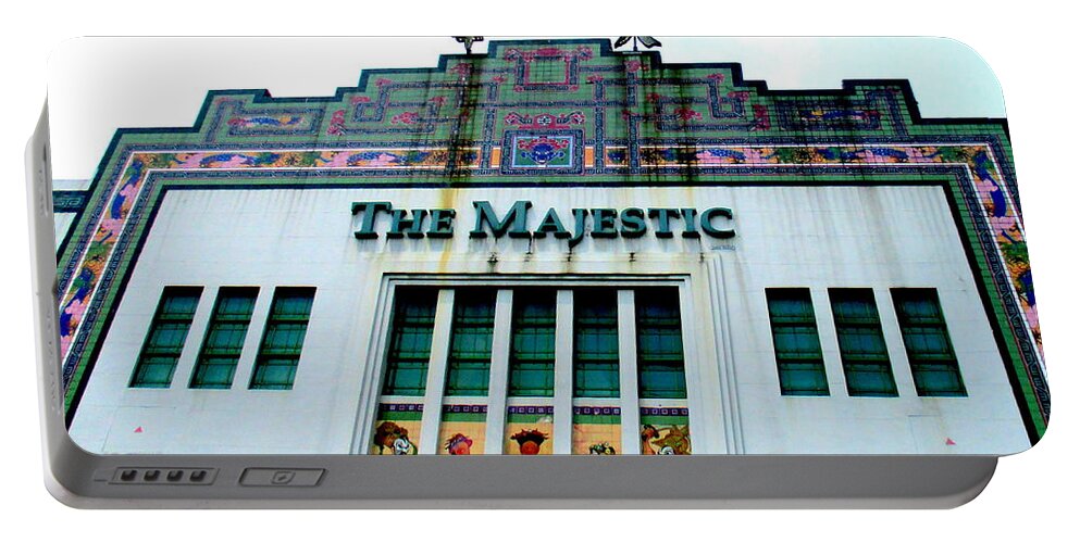 Majestic Theatre Singapore Portable Battery Charger featuring the photograph Majestic Theatre Singapore by Randall Weidner