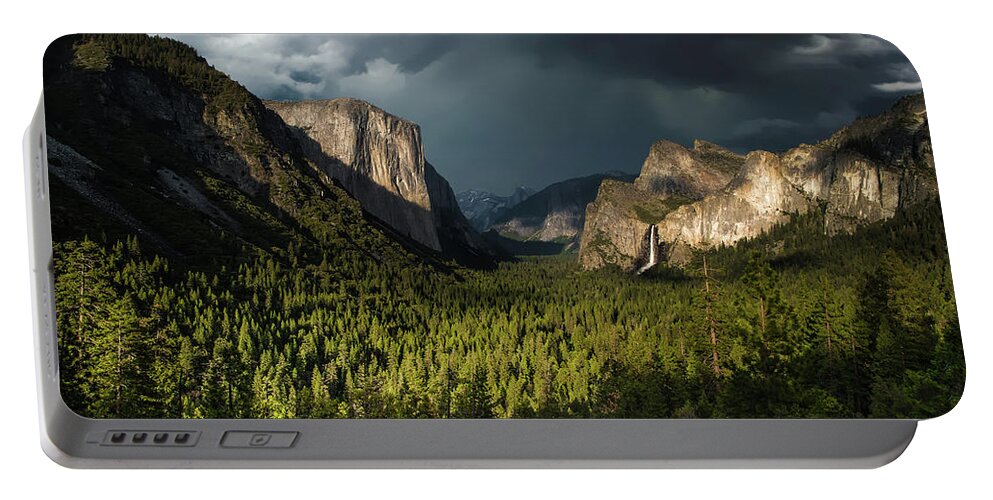 Yosemite Portable Battery Charger featuring the photograph Majestic Yosemite National Park by Larry Marshall