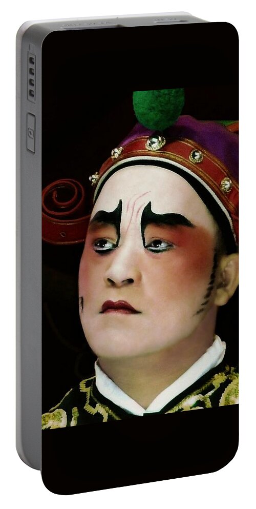 Chinese Portable Battery Charger featuring the photograph Man of Colour by Ian Gledhill