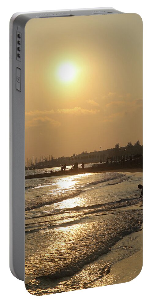 Beach Portable Battery Charger featuring the photograph Marina di Ragusa by John Meader
