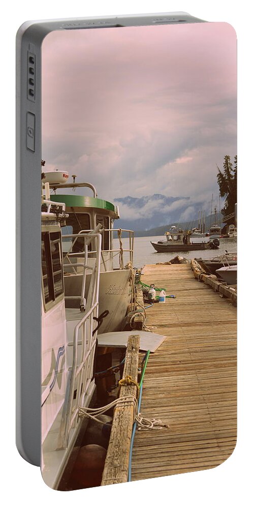 Marina Portable Battery Charger featuring the photograph Marina View by Bill Hamilton