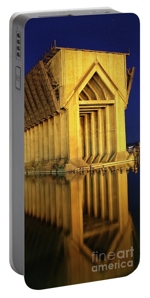 Marquette Portable Battery Charger featuring the photograph Marquette Ore Dock Lower Harbor -7670 by Norris Seward