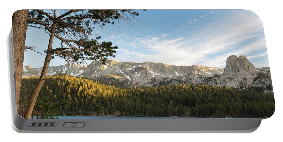 Trees Portable Battery Charger featuring the photograph Marry Lake by Brandon Bonafede