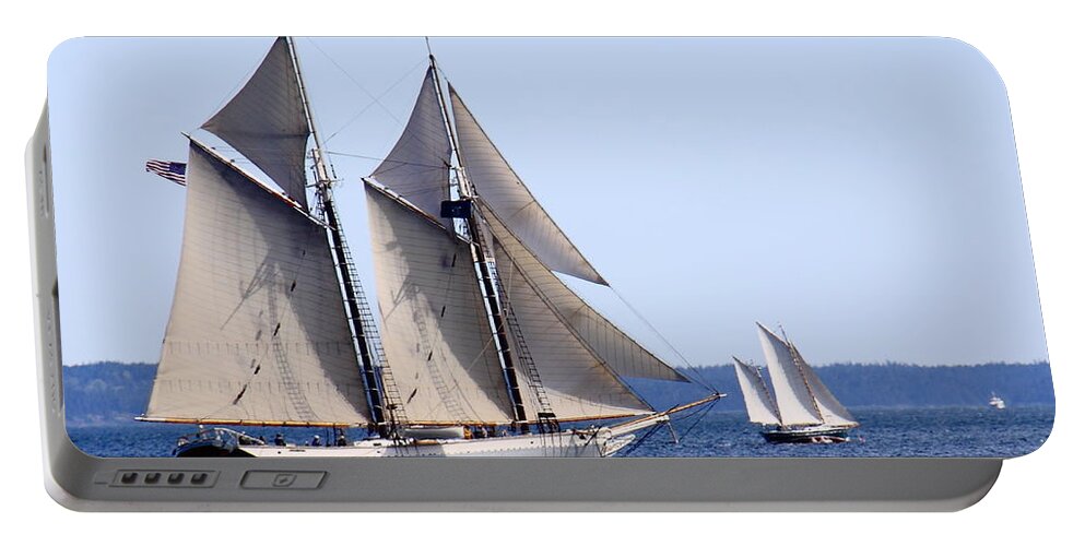 Seascape Portable Battery Charger featuring the photograph Mary Day by Doug Mills