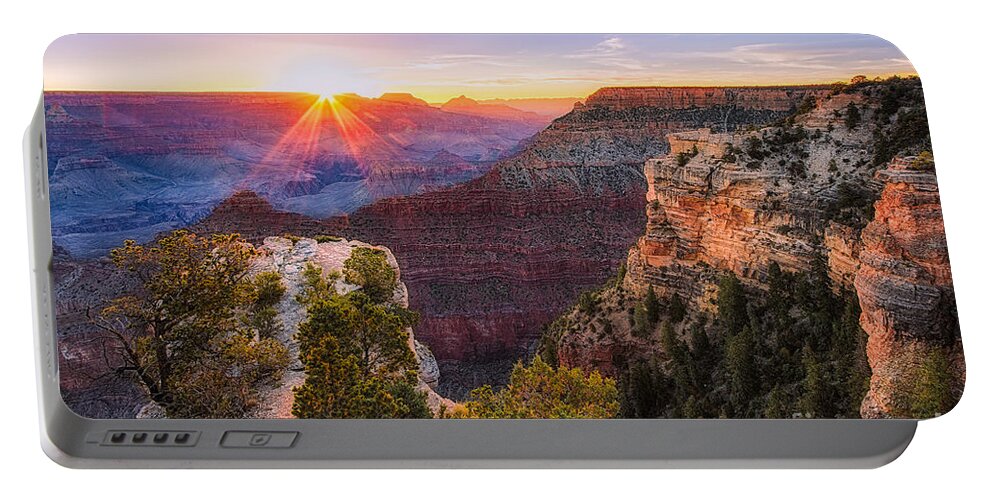 Grand Canyon Portable Battery Charger featuring the photograph Mather Point by Anthony Michael Bonafede