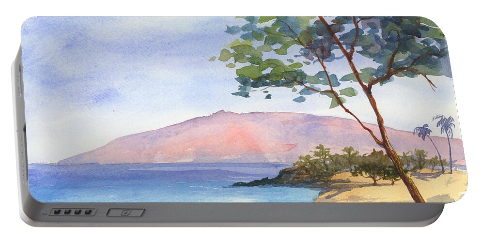 Darice Portable Battery Charger featuring the painting Maui Dream by Darice Machel McGuire