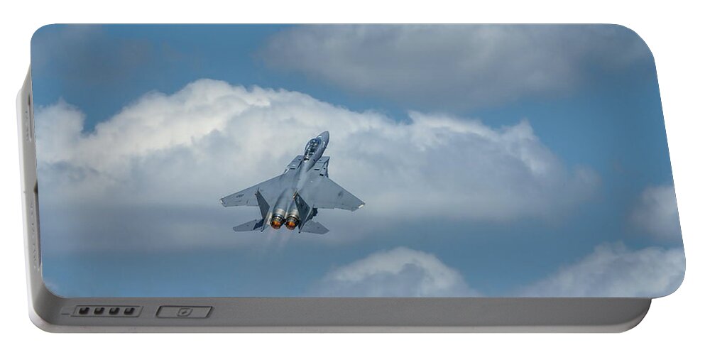 Mcdonnell Douglas F-15 Eagle Portable Battery Charger featuring the photograph McDonnell Douglas F-15 Eagle by Alan Hutchins