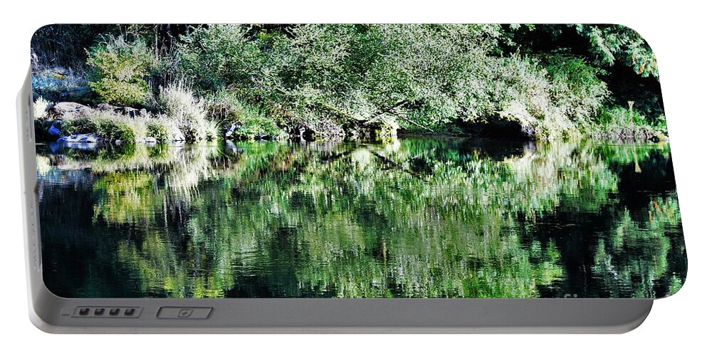 Mckenzie River Oregon Portable Battery Charger featuring the photograph McKenize River Scene by Merle Grenz