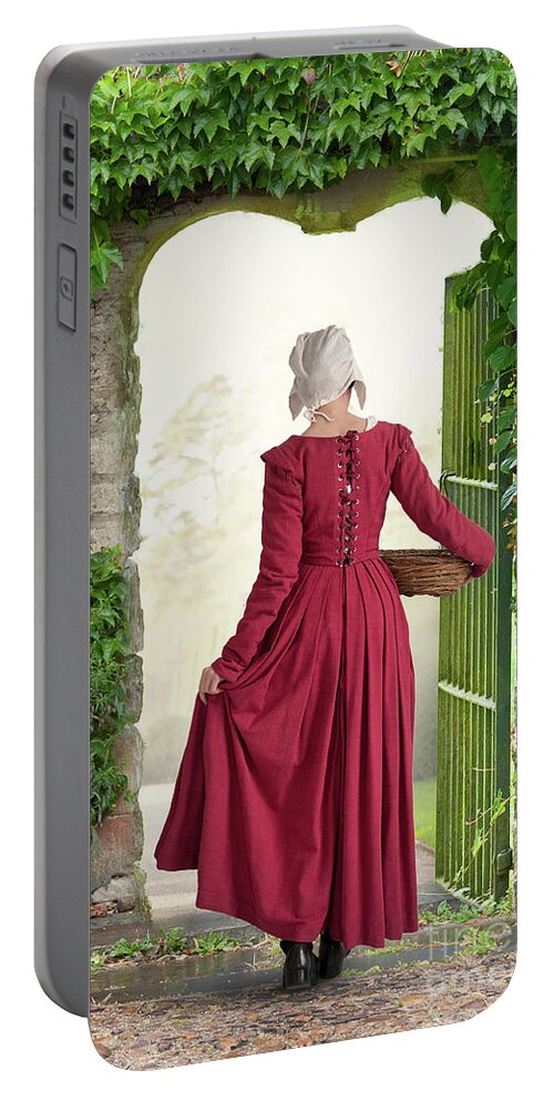 Medieval Portable Battery Charger featuring the photograph Medieval Housemaid by Lee Avison