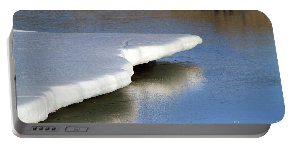 Ice Portable Battery Charger featuring the photograph Melt Down by Edward R Wisell