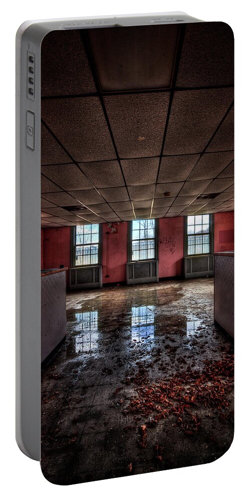 Window Portable Battery Charger featuring the photograph Mentalize by Evelina Kremsdorf