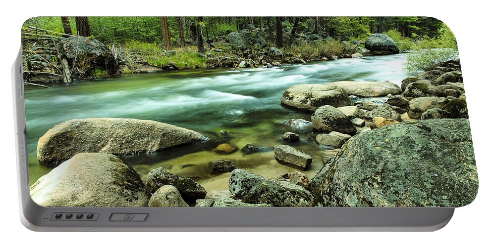 Yosemite Portable Battery Charger featuring the photograph Merced River Yosemite by Ben Graham