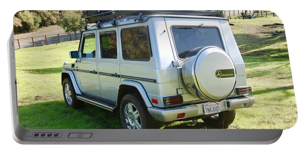 Mercedes-benz G500 Portable Battery Charger featuring the photograph Mercedes-Benz G500 by Jackie Russo