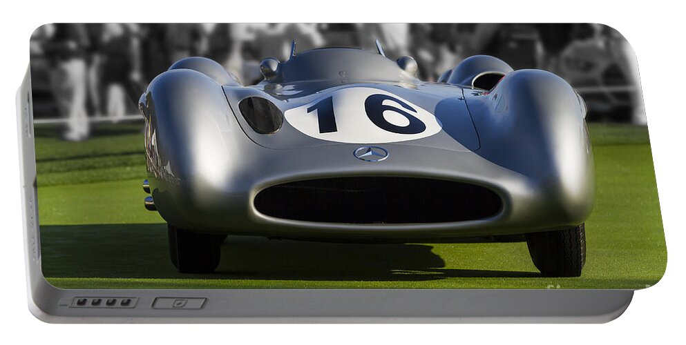 Mercedes Portable Battery Charger featuring the photograph Mercedes W 196 R Streamliner by Dennis Hedberg