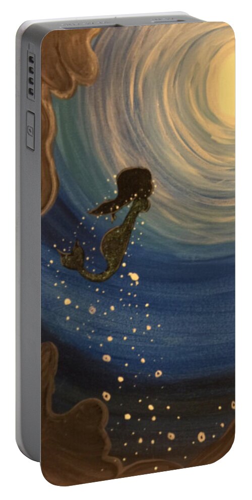 Mermaid Portable Battery Charger featuring the photograph Mermaid ascent by Darrell Foster