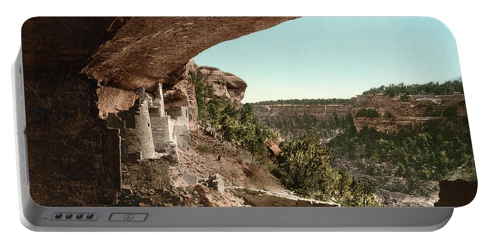 1898 Portable Battery Charger featuring the photograph Mesa Verde, Colorado by Granger