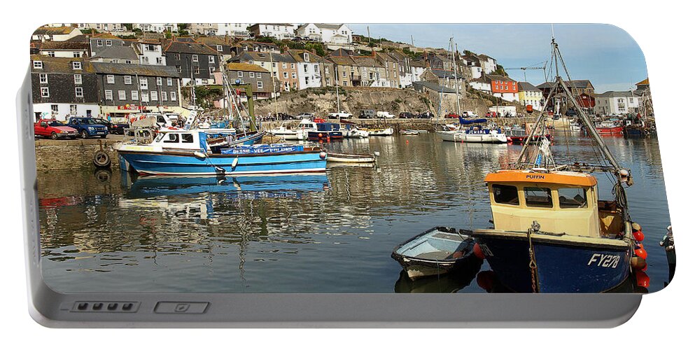 Places Portable Battery Charger featuring the photograph Mevagissy by Richard Denyer