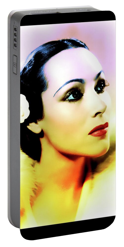 Actress Portable Battery Charger featuring the photograph Mexicanas - Dolores del Rio by Marisol VB
