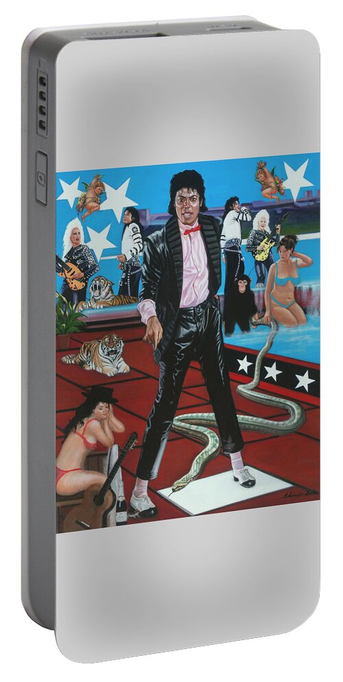 Michael Jackson, Billie Jean Portable Battery Charger by Alexander Taylor  Dickie - Fine Art America