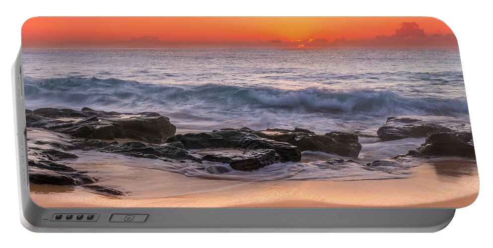 Middle Beach Portable Battery Charger featuring the photograph Middle Beach Sunrise by Racheal Christian