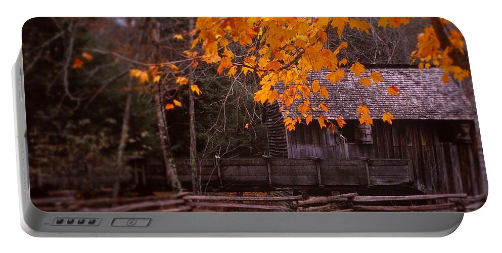 Fine Art Portable Battery Charger featuring the photograph Millers Fall by Rodney Lee Williams