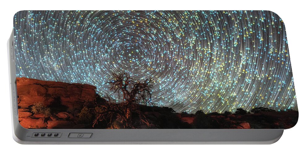 Starry Night Portable Battery Charger featuring the photograph Mind Bending by Russell Pugh