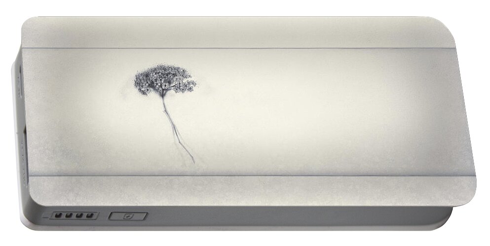 Flower Portable Battery Charger featuring the photograph Miracle of a Single Flower by Scott Norris