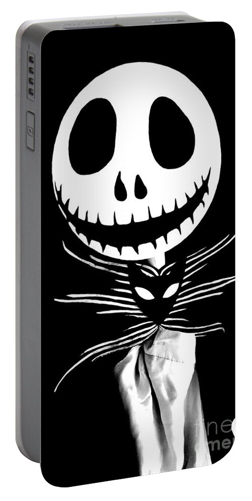 Halloween Portable Battery Charger featuring the photograph Mister by Lauren Leigh Hunter Fine Art Photography