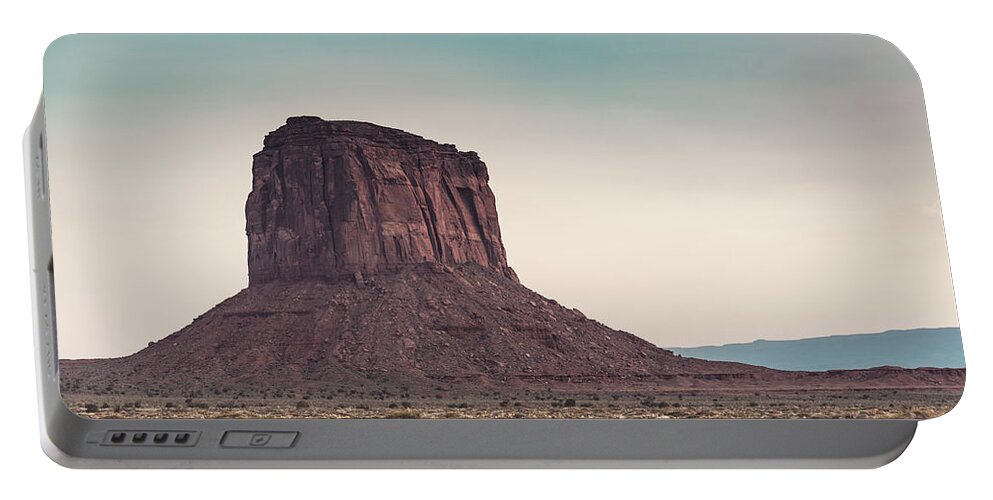 Utah Portable Battery Charger featuring the photograph Mitchell Butte, Monument Valley by Mati Krimerman