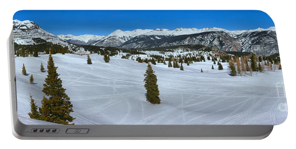 Molas Pass Portable Battery Charger featuring the photograph Molas Pass Colorado Panorama by Adam Jewell