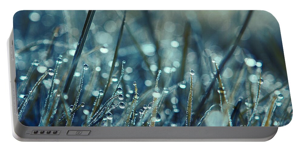 Rain Drops Portable Battery Charger featuring the photograph Mondo by Aimelle Ml