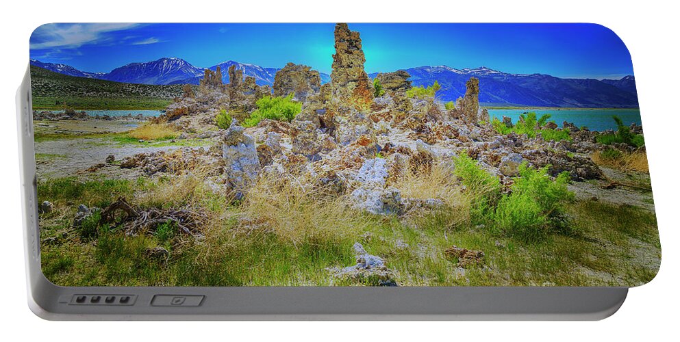 California Portable Battery Charger featuring the photograph Mono Lake, South Tufa's by Craig J Satterlee