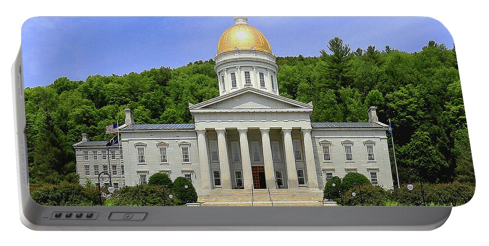 Montpelier Portable Battery Charger featuring the photograph Montpelier VT by Imagery-at- Work