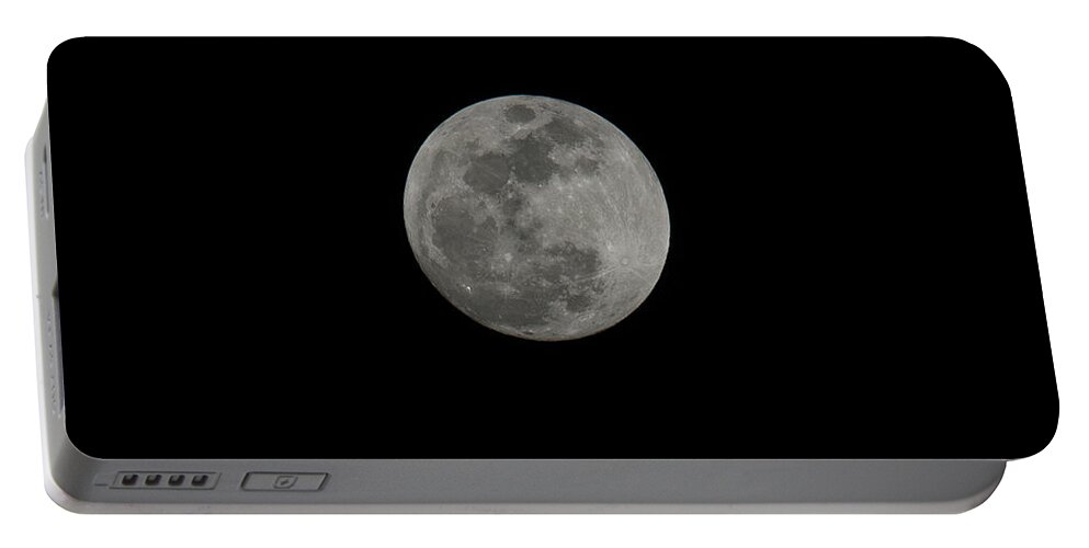 Super Blue Blood Moon Portable Battery Charger featuring the photograph Moon Gaze by Dale Powell