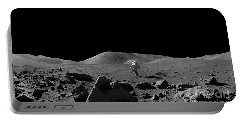 Moon Walk Portable Battery Charger featuring the photograph Moon Walk by Jon Neidert