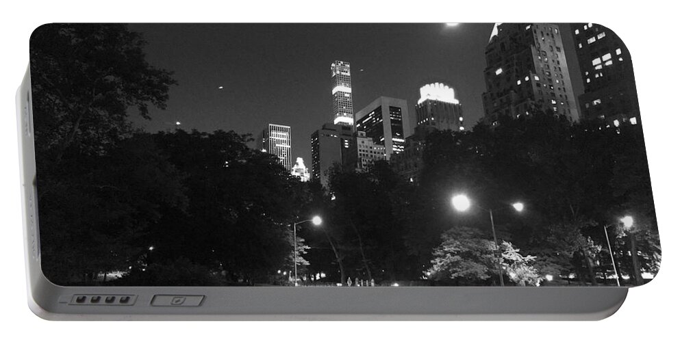 Ny Portable Battery Charger featuring the photograph Moonlight by Dennis Richardson
