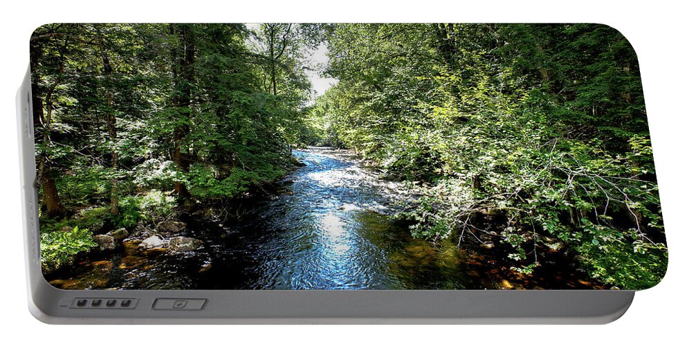 Moose River At Covewood Portable Battery Charger featuring the photograph Moose River at Covewood by David Patterson