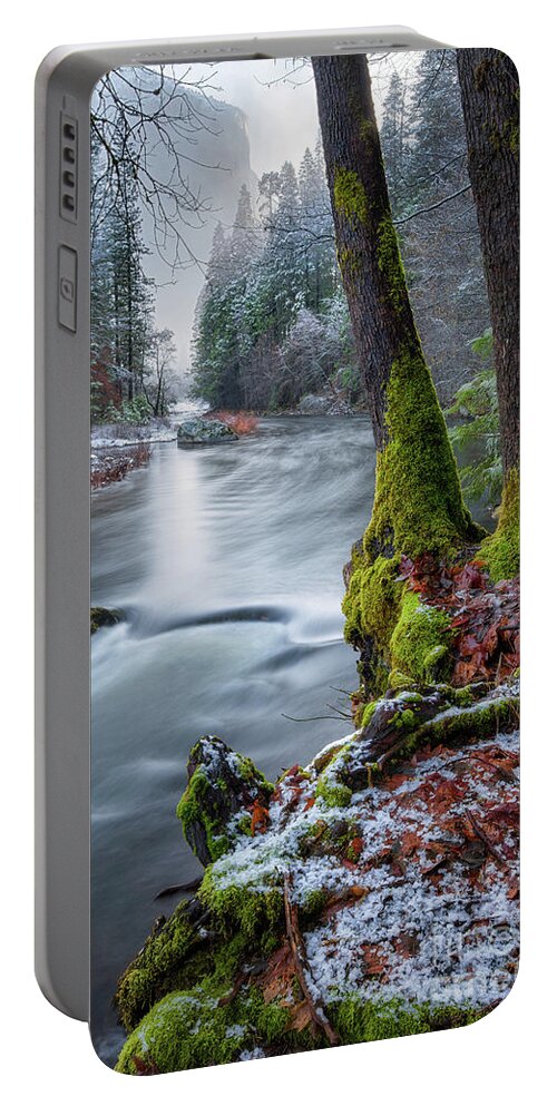 Yosemite Portable Battery Charger featuring the photograph Morning Calm by Anthony Michael Bonafede