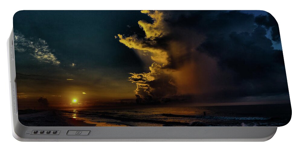 Sunrise Portable Battery Charger featuring the photograph Morning Glory by Jerry Connally