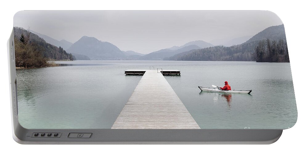 Adventure Portable Battery Charger featuring the photograph Morning Patrol by JR Photography