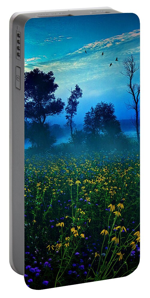 Horizons Portable Battery Charger featuring the photograph Morning Song by Phil Koch