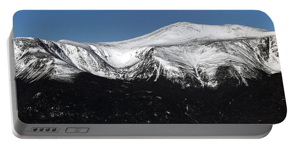 New Hampshire Portable Battery Charger featuring the photograph Mount Washington East Slope Panoramic by Brett Pelletier