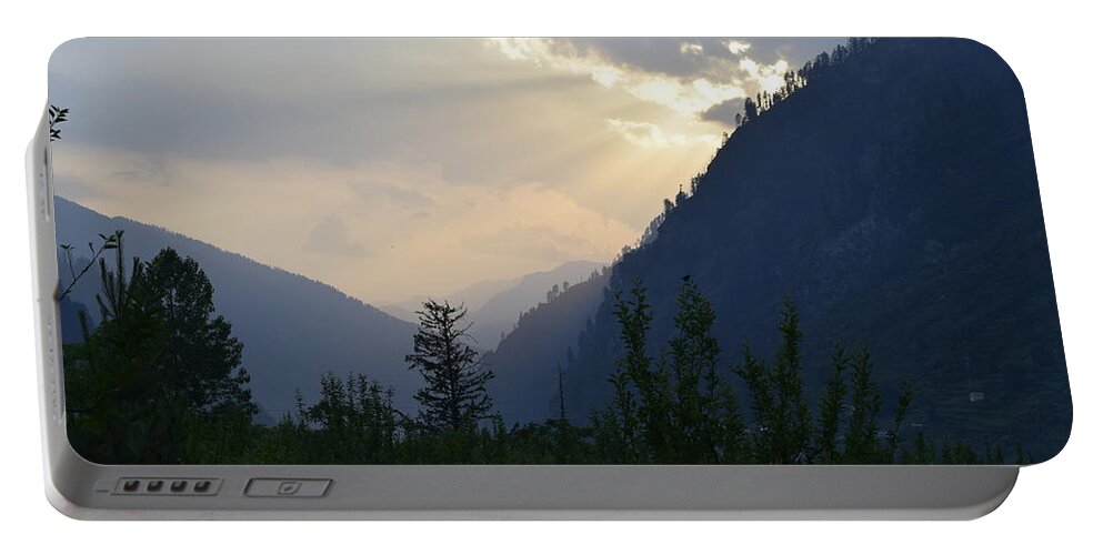 Mountains Portable Battery Charger featuring the photograph Mountain Escapapde by Sumit Mehndiratta