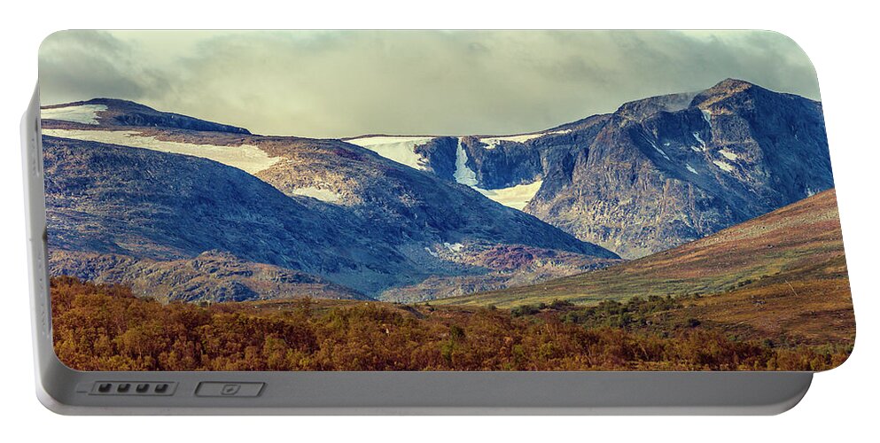 Mountains Portable Battery Charger featuring the photograph Mountain scenery by Mike Santis